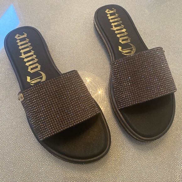 Juicy Couture Rhinestone Sandals size 9 - Picture 3 of 4